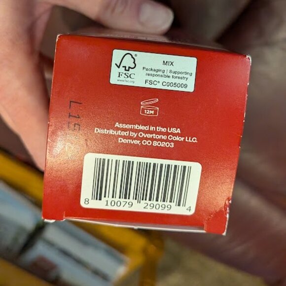 Overtone Scarlet Red Color Depositing Treatment Mask 4.5 oz - Picture 4 of 7